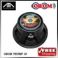 ราคา ดอกลำโพง 18นิ้ว OBOM TRUMP 18 1200วัตต์ 8โอห์ม โครงหล่อ OBOM18 TRUMP-18 โอบอ้อม ทรัม 18 obom 18 TRUMP18 ลำโพง กลางแจ้ง Trum 18 Trum18 ( ราคาต่อ 1 ชิ้น ) (746492726)