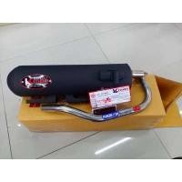 ราคา ท่อ K-man PCX2018 2019 2020 ผ่าหมก คอเลส ปลายดำ มีมอก.แท้  (แถมฟรี สติ้กเกอร์ Kman + สติ้กเกอร์ มอก.) (1170984418)