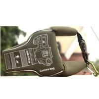 ราคา Waterproof Camera Bag Storage Lens Case Bag Shockproof Portable Pouch Sleeve for Canon Nikon DSLR 90D 7D Mark II D5600 Carabiner (11524165380)