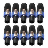 ราคา ปลั๊กออดิโอ2 10X4สำหรับลำโพงและออดิโอปลั๊กแบบบิดล็อคได้สำหรับ Neutrik NL4FC (14898163550)