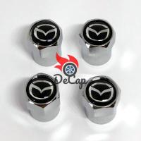 ราคา จุกลม ยางรถยนต์ พร้อมโลโก้ มาสด้า Mazda 1 ชุด 4 อัน Car Tire Valve Caps (14046617739)
