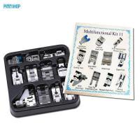 ราคา เซทตีนผีจักรเย็บ ครอบจักรวาล Presser foot Set ครบชุด 11 ชิ้น ตีนผี ตีนผีสำหรับติดกระดุม ซิปซ่อน ม้วนริม เย็บหนัง โพ้งริมผ้า เย็บเส้นตรง (3326176046)