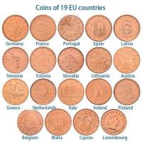 ราคา 19ประเทศในยุโรป1 Cent 19จากประเทศที่แตกต่างกันยุโรปเหรียญของสะสมรุ่นจริงหายาก Unc (14072132776)
