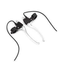 ราคา 1 คู่โลหะผสมไฟฟ้าด้ามจับเบรคเหยียบรถยนต์ไฟฟ้าเบรกมือ (786988304)