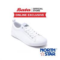 ราคา Bata Online Exclusive บาจา ยี่ห้อ North Star รองเท้าสนีคเคอร์ รองเท้าผ้าใบผูกเชือก รองเท้าผ้าใบขาว สำหรับผู้ชาย รุ่น Kale สีขาว 8201028 (12641633522)