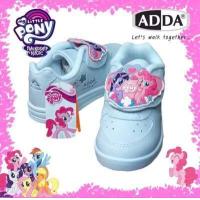 ราคา รองเท้าวอร์มขาว เด็กผู้หญิง ADDA ลายโพนี่ รองเท้านักเรียน รองเท้าผ้าใบ (7975370601)