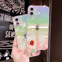 ราคา CM เคสใสสรุ้ง เคสใสสำหรับไฟน เคสใสไอโฟน iPhone 13 7 8 Plus X XR XS Max 11 Pro Max 12 Pro Max 13 Pro Max 13 Mini SE 2020 เคสใสสรุ้ง เคสแข็ง เคสใส สายรุ้งไล่โทนสีนิ่ม (9396673407)