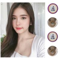 ราคา Ice Brown Dreamcolor1 แฟชั่น ค่าสายตาสั้น 0 50 ถึง 5 50 คอนแทคเลนส์ บิ๊กอาย กรองแสง กันยูวี (14373139061)