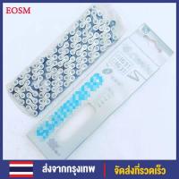 ราคา EOSM โซ่จักรยานเกรดพรีเมี่ยม โซ่จักรยาน 6 7 8 สปีด โซ่จักรยาน 1สปีด จำนวน 1เส้น สากล โซ่จักรยาน 6 7 8speed พร้อมข้อต่อปลดเร็ว ป้องกันสนิมเงิน (8276565767)