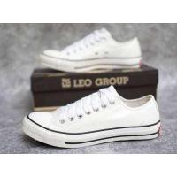 ราคา รองเท้าสไตส์Converse ยี่ห้อLEO รองเท้าผ้าใบหนัง รหัส888 สีดำรมควัน สีตาลรมควัน ขาว (9078018327)