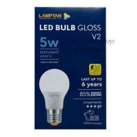 ราคา หลอดไฟ หลอดประหยัดไฟ LED Bulb Gloss 5W 7W 9W 11W 14W ยี่ห้อ Lamptan มีแสงขาว และ แสงวอร์มไวท์ (15141156296)