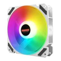 ราคา Coolmoon 120Mm PWM ARGB PCกรณีพัดลมเก็บเสียง4 Pin RGBแอดเดรสพัดลมทำความเย็นสำหรับพัดลมระบายความร้อนCPUแชสซีคอมพิวเตอร์ (5499600416)