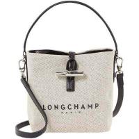 ราคา Longchamp Paris กระเป๋าสะพายผ้าใบผู้หญิง Tote Bags ROSEAU ESSENTIAL TOILE Cross Bucket Bags Armpit Handbag (15044155829)
