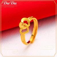 ราคา ของแท้ 100 แหวนทองหนึ่งกรัม แหวนทองคำแท้ 24k 100 1g 96 5 โดยน้ำหนัก 1g แหวนทองชุบ แหวนทอง 1 สลึง แหวนทองคำเเท้ ของขวัญหมั้น แหวนหัวใจคู่ฟรีกล่องเครื่องประดับ (13507349491)