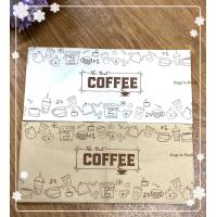 ราคา กระดาษทิชชู่พันแก้วกาแฟ มีสีขาวและน้ำตาล 200ชิ้น แพค ลายThe Best Coffee (13244266106)