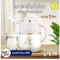 ราคา กระติกเก็บน้ำร้อนพกพา มีที่กรองชา กระติกน้ำร้อนไส้แก้ว รุ่น H 306 (1701034629)