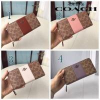ราคา Coachกระเป๋าสตางค์ยาวสไตล์ใหม่แฟชั่นสำหรับผู้หญิงกระเป๋าสตางค์แบบมีซิปClassic Cรูปแบบขนาดใหญ่ ช่องเสียบบัตร31546 (5317192805)