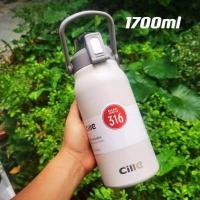 ราคา Cille Stainless Steel 1 7 L ขวดน้ำสแตนเลส เก็บเย็น เก็บร้อน กระติกน้ำ กระบอกน้ำ เก็บอุณหภูมิ ได้ยาวนาน (12329147885)