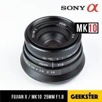 ราคา NEW Fujian X MK10 25mm f1 8 ไม่ต้องใช้ตัวแปลง สำหรับ Mirrorless FUJI OLYMPUS SONY PANASONIC CANON เลนส์หลังละลาย เลนส์มือหมุน เลนส์ หน้าชัดหลังเบลอ เลนส์ละลายหลัง เ (2942962779)