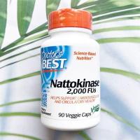 ราคา นัตโตะไคเนส Nattokinase 2 000 FUs 90 Veggie Caps Doctor s Best นัตโต้ Natto ถั่วเหลืองหมักนัตโตะ นัตโตะคินาเสะ (790900793)