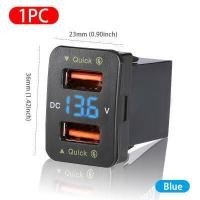 ราคา QC3 0 Dual USB ที่ชาร์จแบตในรถ36W สำหรับ Honda CIVIC Accord HR V JAZZ CITY CR V ODYSSEY 2016 2021 (10524861735)