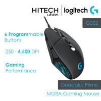 ราคา ประกัน 2ปี Logitech G302 MOBA DAEDALUS PRIME Gaming Mouse เมาส์เกมมิ่ง โลจิเทค 4000DPI HITECHubon (13194845495)