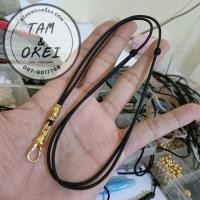 ราคา สร้อยคอเชือกร่ม แขวนพระเครื่อง เชือกร่ม ขนาด 2 มิล ปรับสายได้ 19 30 นิ้ว (14351822780)