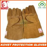 ราคา KOVET ถุงมือเชื่อม หนังแท้ซับรอบนูบัก ทนความร้อน ยาว 13 นิ้ว (13748562786)
