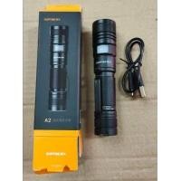 ราคา AliBa ไฟฉายของแท้ SupFire Shenhuo A2 ไฟฉาย USB ซูมชาร์จไฟได้ แบตเตอรี่ในตัว ถอดถ่านไม่ได้ Mini Outdoor Outdoor Long Shot (2489214900)
