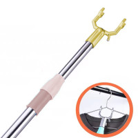 ราคา Gonxifacai ล้างสต็อก Cloth hook ไม้สอยเสื้อผ้า ไม้สอยยืดได้ ไม้สอย ไม้สอยผ้า ที่เกี่ยวของ ไม้ตะขอ ไม่สอยเสื้อ หัวไม้สอยผ้า ที่เกี่ยว (6935988507)