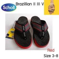 ราคา Scholl Brazillian II III Vรองเท้าสกอร์ Scholl รองเท้าแตะ รองเท้าสกอลล์ บราซิลเลี่ยน รองเท้าเพื่อสุขภาพ มี 5 สีแดง สีดำสีชมพู สีดำ สีน้ำตาล สีเหลือง (16557064931)