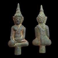 ราคา พระยอดธง พระยอดธงอยุธยา เนื้อเงินโบราณ 泰国佛牌 Thai Amulets (12278984963)