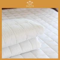 ราคา SANTA ผ้ารองกันเปื้อน ที่นอน คลุมรัดมุม Premium supersoft mattress protector 3 5 5 6 ฟุต (4525072034)