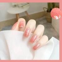 ราคา สีใหม่ พร้อมส่ง สีทาเล็บ ยาทาเล็บ กึ่งเจล ไม่อบ ไม่ต้องอบ ลอกได้ โทนชมพู ม่วง นู้ดกลิตเตอร์ (10155891031)