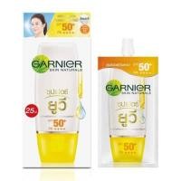 ราคา การ์นิเย่ ซากุระ ซุปเปอร์ ยูวี ครีมกันแดด SPF50 PA Garnier Sakura Super Uv 7ml 1 กล่อง มี 6 ซอง ขนาดใหม่ (13334325794)