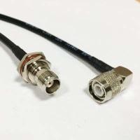 ราคา TNC ใหม่แจ็คตัวเมียสวิทช์ TNC ปลั๊กตัวผู้ขั้วต่อมุมขวา RG58สาย Coax 50ซม (5518658104)