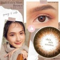 ราคา คอนแทคเลนส์ Dali Extra Size Brown Neo Cosmo รายเดือน ดาลี่รุ่นฮิต สีน้ำตาลธรรมชาติ สายหวาน ตาโตห้ามพลาด (685478986)