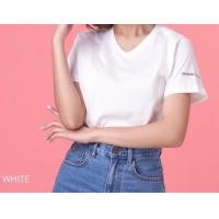 ราคา เสื้อแตงโม sui ka สีขาว คอวี เสื้อแตงโมแท้ 100 เสื้อยืดแตงโม (10027055466)