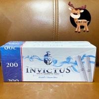 ราคา Invictus ฟ้า เย็นสุดขั้ว บรรจุ200 หลอดม้วนปล่าว กรอง 24 มิล (14761341382)