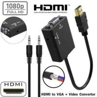 ราคา ตัวแปลงสาย HDMI เป็น VGA F AV Stereo Converter HDMI TO VGA F AV Stereo (2941674862)
