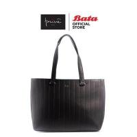 ราคา Bata บาจา ยี่ห้อ Prive กระเป๋าสะพายไหล่ กระเป๋าถือ Shoulder Bag ใส่เอกสารได้ สำหรับผู้หญิง รุ่น Anna สีดำ 9046123 (10703050876)
