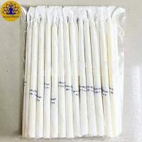 ราคา เทียนน้ำมนต์ เทียนขี้ผึ้งแท้ หนัก 1บาท 10เล่มขึ้นไป (11580585083)