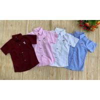 ราคา เสื้อเชิ้ตเด็กแขนสั้น ปักอกหล่อๆ (15428927158)