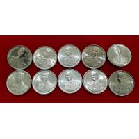 ราคา เหรียญ 2 บาท เหรียญที่ระลึก 2 บาท 60 พรรษา 5 รอบร 9 เหรียญไม่ผ่านการใช้งาน 10 เหรียญ (13061511620)