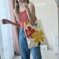 ราคา กระเป๋าผ้าญี่ปุ่นราคาน่ารักลายดอกไม้ ผ้าคอตตอนญี่ปุ่น กระเป๋าผ้าราคาถูก tote bag (15065619992)