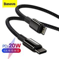 ราคา สายชาร์ทไอโฟน Baseus PD 20W สาย USB C ชาร์จเร็วสำหรับ iPhone 14 Pro Max 13 12 11 Pro XS Max XR X USB Type C สายเคเบิลข้อมูลสำหรับ Macbook iPad Mini Air สาย (4791100757)
