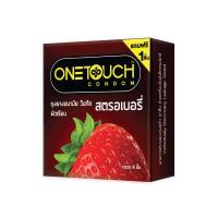 ราคา OneTouch วันทัช Strawberry ถุงยางอนามัย กลิ่นสตรอเบอร์รี่ ผิวเรียบ ขนาด 52 มม กล่องเล็ก 4 ชิ้น กล่องใหญ่ 12 ชิ้น (14357340636)