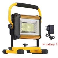 ราคา สปอร์ตไลท์แบบชาร์จไฟได้ไฟทำงานกันน้ำกลางแจ้งโคมไฟก่อสร้าง100W ไฟสปอร์ตไลท์แบบพกพาพร้อมแบตเตอรี่18650 (10781977632)