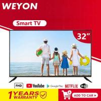 ราคา WEYON ทีวี 32 นิ้ว Smart TV โทรทัศน์ สมาร์ททีวี LED Wifi FULL HD Android TV ราคาถูกทีวี จอแบนสามารถรับชม YouTube Internet ได้โดยตรง สามารถเชื่อมต่อกับอินเทอร์เน็ต (2718340240)
