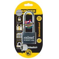 ราคา ส่งฟรี KK กุญแจ KRUKER 40L mm คอยาว ไส้ทองเหลืองแท้ ไม่เป็นสนิม พร้อมลูกกุญแจ 4 ดอก กุญแจ (12902763531)